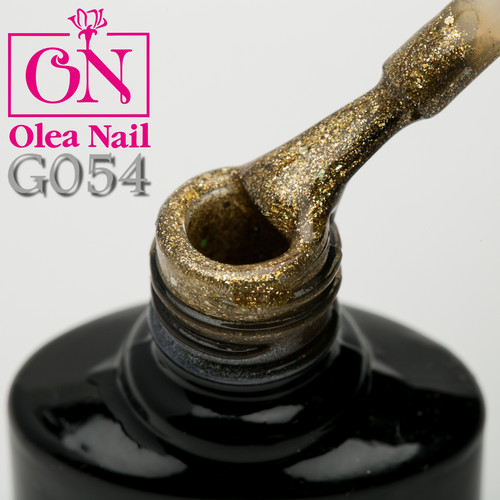 Гель лак Olea Nail черный флакон G54, 10 мл