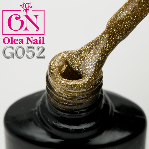 Гель лак Olea Nail черный флакон G52, 10 мл