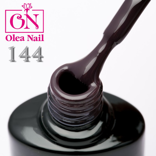 Гель лак Olea Nail черный флакон №144, 10 мл