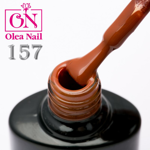 Гель лак Olea Nail черный флакон №157, 10 мл