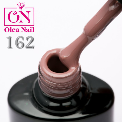 Гель лак Olea Nail черный флакон №162, 10 мл