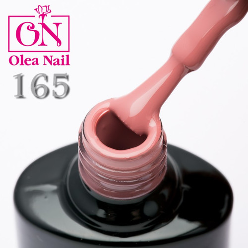 Гель лак Olea Nail черный флакон №165, 10 мл