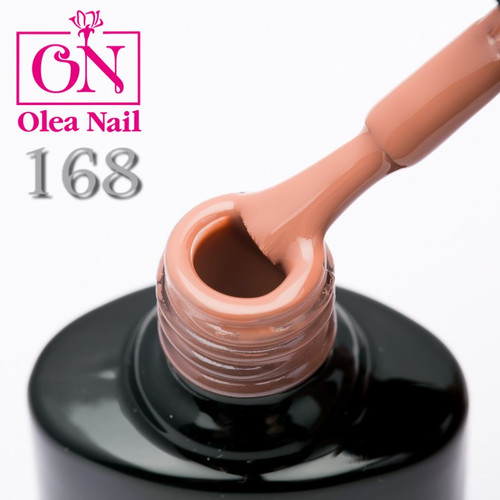 Гель лак Olea Nail черный флакон №168, 10 мл