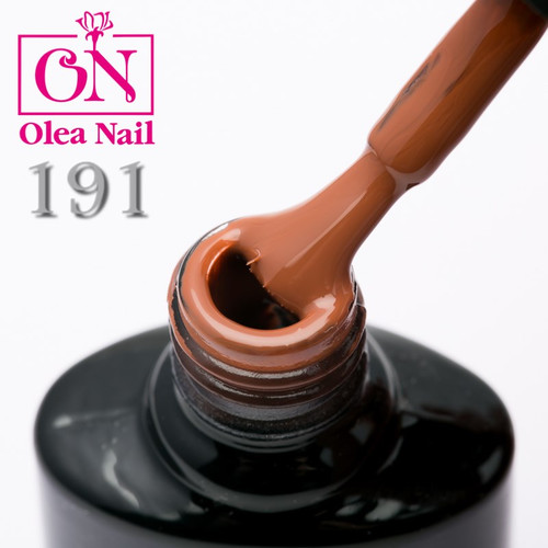 Гель лак Olea Nail черный флакон №191, 10 мл