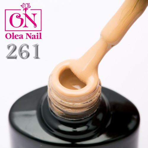 Гель лак Olea Nail черный флакон №261, 10 мл