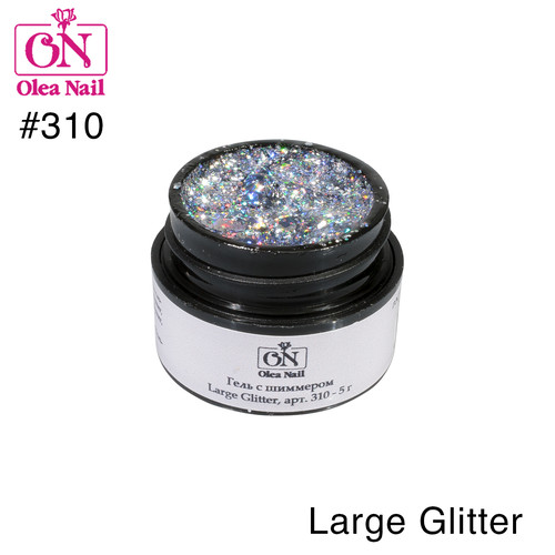 Olea Nail гель с шиммером Large Glitter арт.310 - 5г.