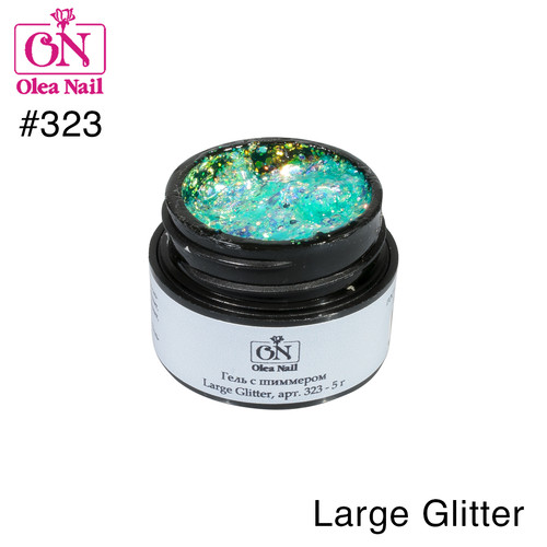 Olea Nail гель с шиммером Large Glitter арт.323 - 5г.