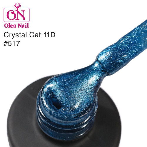 Гель лак для ногтей Crystal Cat Eye #517 10 мл