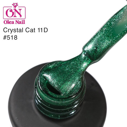 Гель лак для ногтей Crystal Cat Eye #518 10 мл