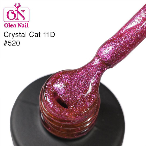 Гель лак для ногтей Crystal Cat Eye #520 10 мл