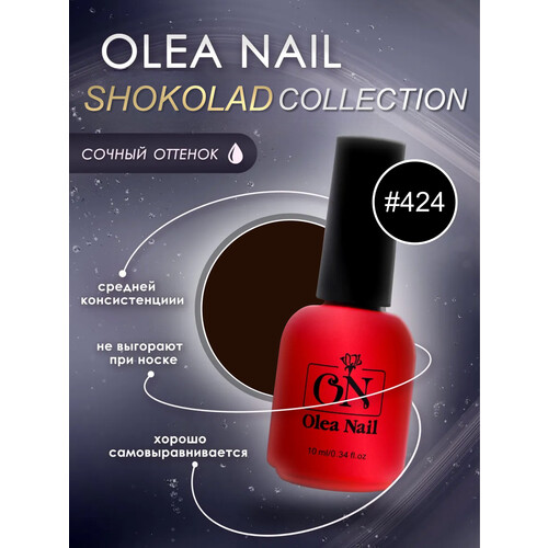 Гель лак для ногтей Premium Red №424 10 мл